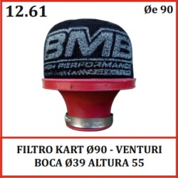 FILTRO BMB KART 090-VENTURI 039 X 55